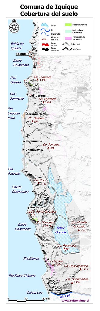 Mapa de la cobertura del suelo