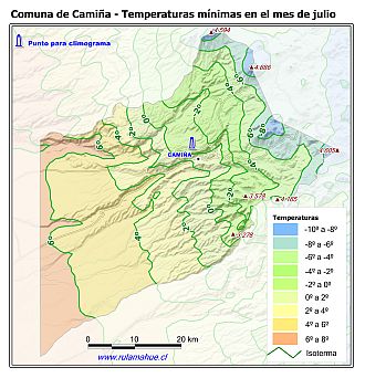Mapa de isotermas