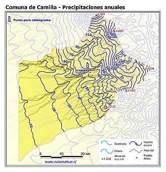 Mapa de isoyetas