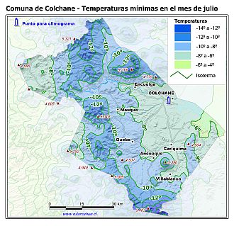 Mapa de isotermas