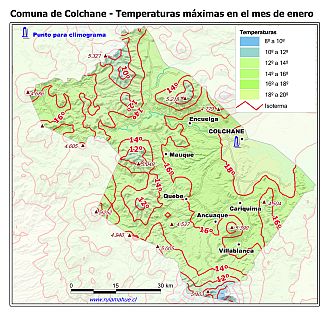 Mapa de isotermas