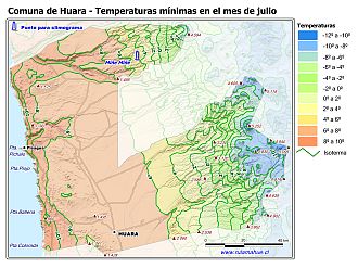 Mapa de isotermas