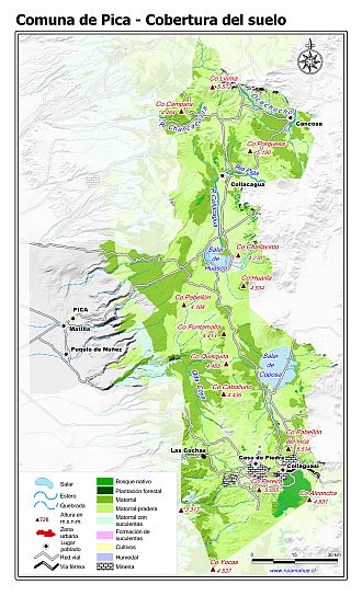Mapa de la cobertura del suelo