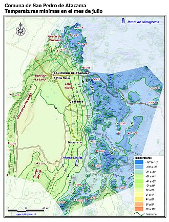 Mapa de isotermas