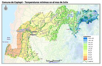 Mapa de isotermas