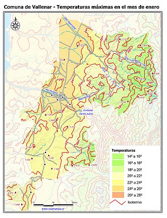 Mapa de isotermas
