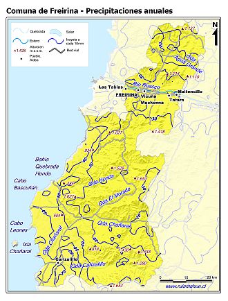 Mapa de isoyetas