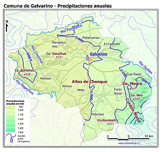 Mapa de isoyetas