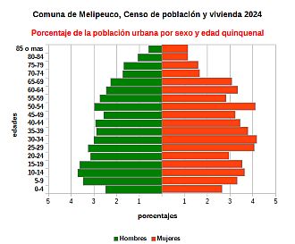 Piramide de edades de la población urbana