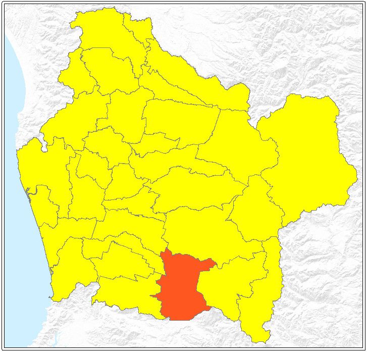 ubicación de la comuna de Villarrica