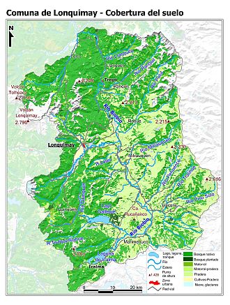 Mapa de la cobertura de los suelos