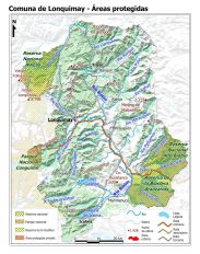 Mapa que muestra las superficies protegidas