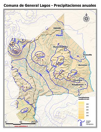 Mapa de isoyetas